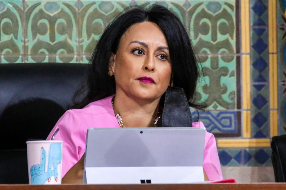 Nury Martínez renunció a la presidencia del Concejo Municipal de Los Ángeles. (GETTY IMAGES)