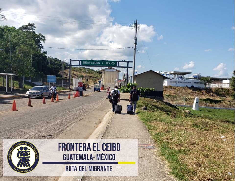 Frontera de El Ceibo, La Libertad, Petén, con México. (Foto Prensa Libre: Procuraduría General de la República de México)