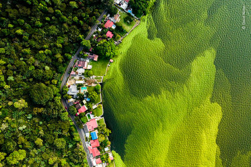 Guatemalteco ganó concurso de fotografía en Londres por imagen de Amatitlán