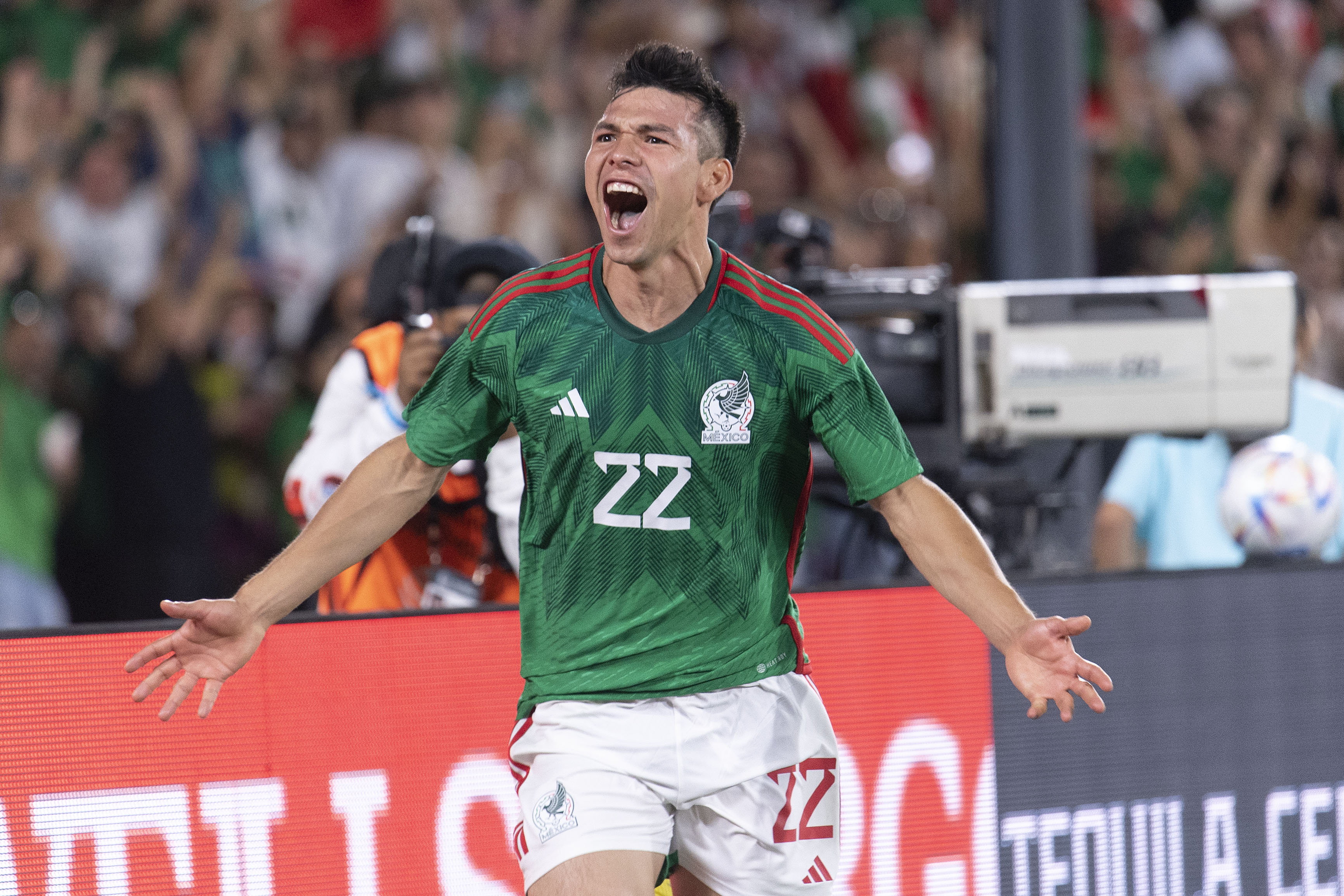 Hirving Lozano es uno de los referentes de México para el Mundial de Qatar 2022. (Foto Prensa Libre: Twitter @miseleccionmx)