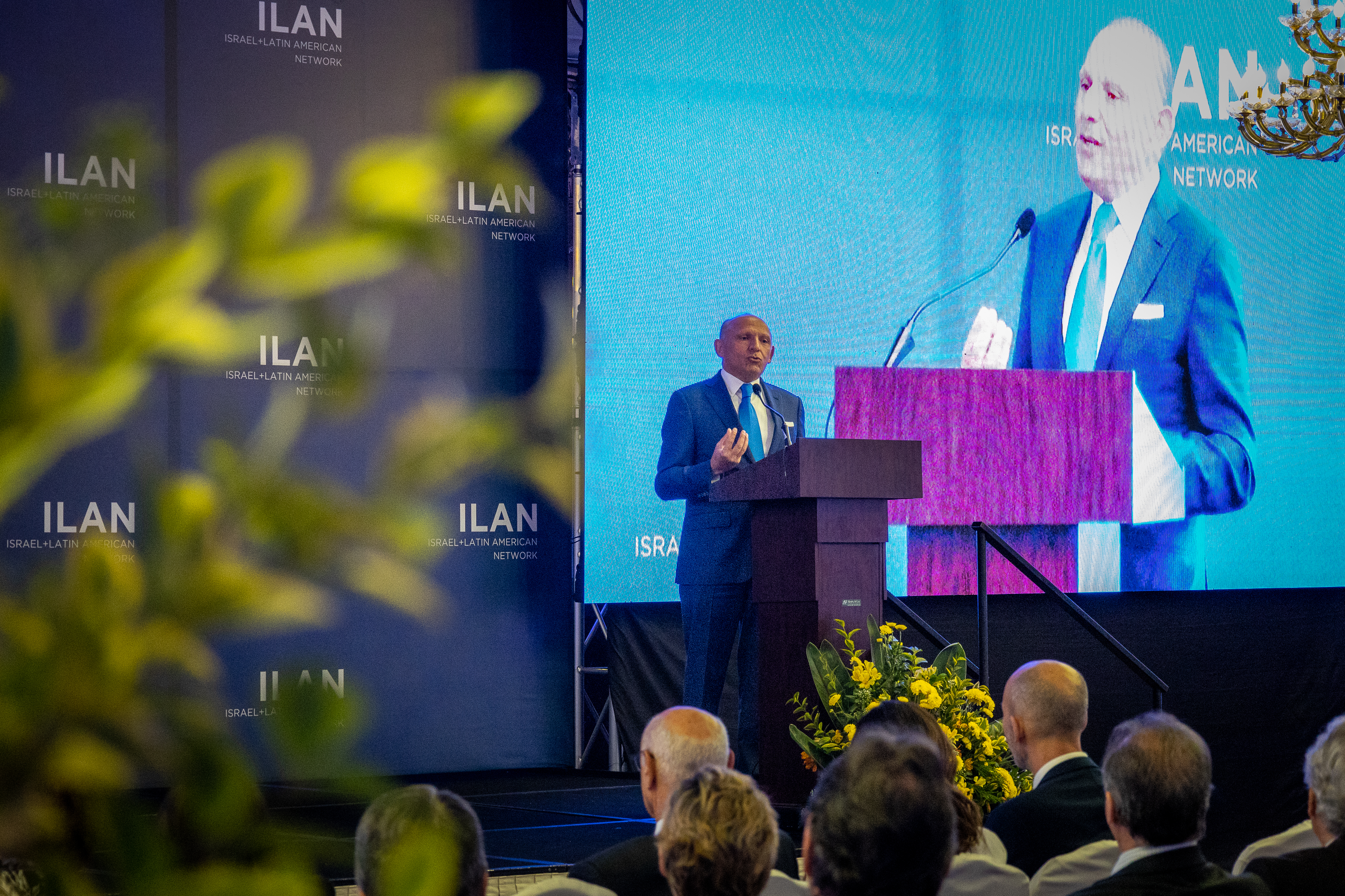 Isaac Assa, empresario y filántropo mexicano fundador de Israel Latin-American Network (ILAN), durante la inauguración de las oficinas de la organización en Guatemala. (Foto Prensa Libre: ILAN).