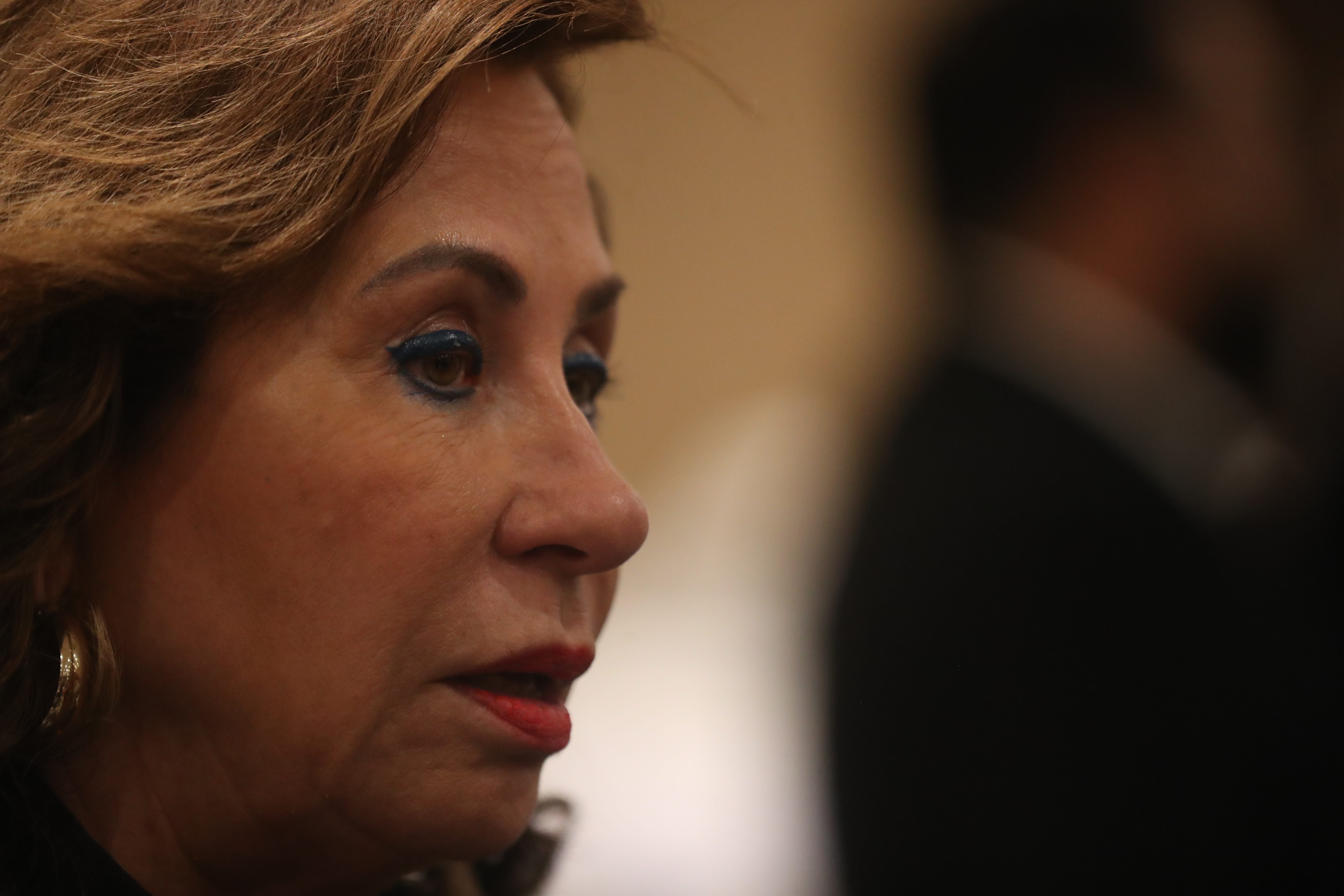 Sandra Torres, excandidata a la Presidencia. (Foto Prensa Libre: Juan Diego González)