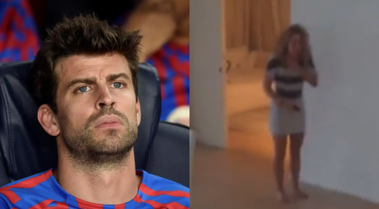 Pelotazo de Piqué a Shakira