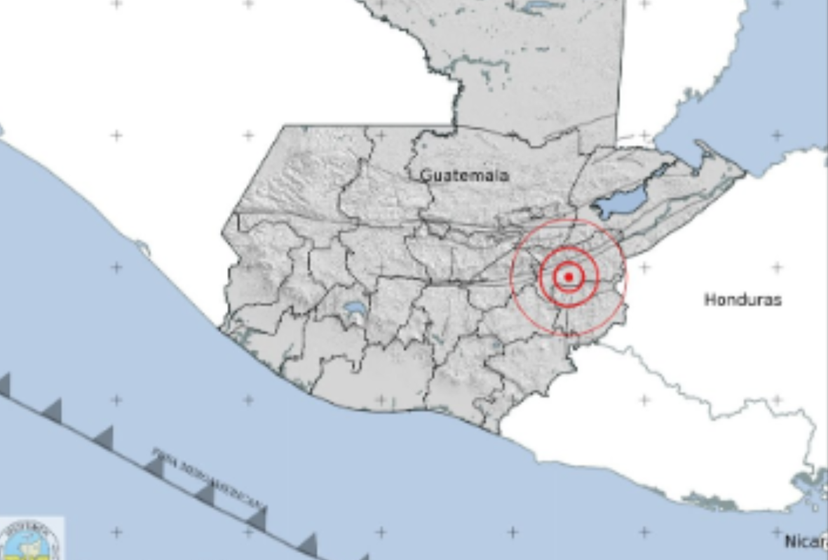 Temblores en Guatemala