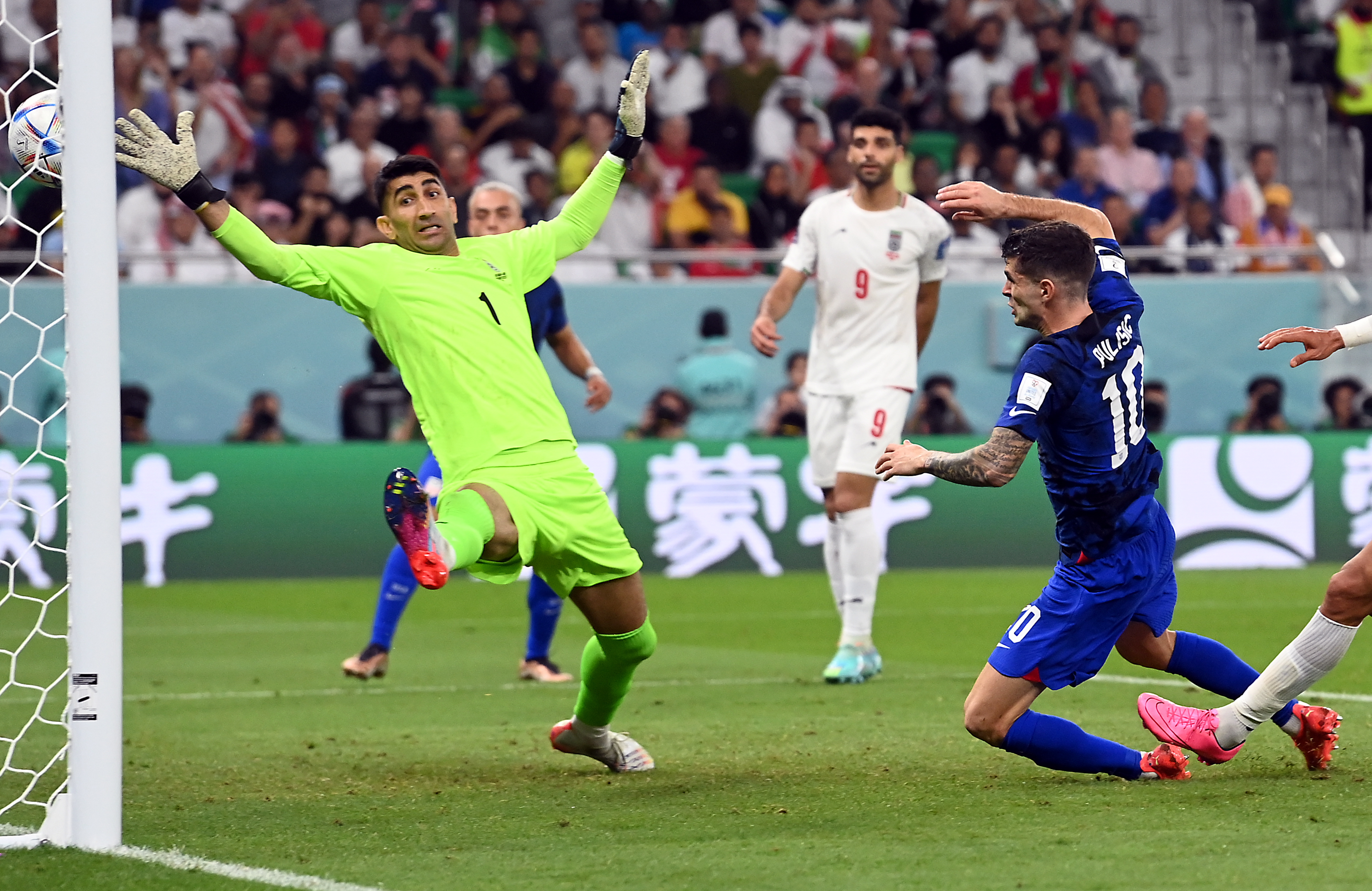 De esta manera definió Pulisic el gol del triunfo estadounidense en Al Thumama. (Foto Prensa Libre: EFE)