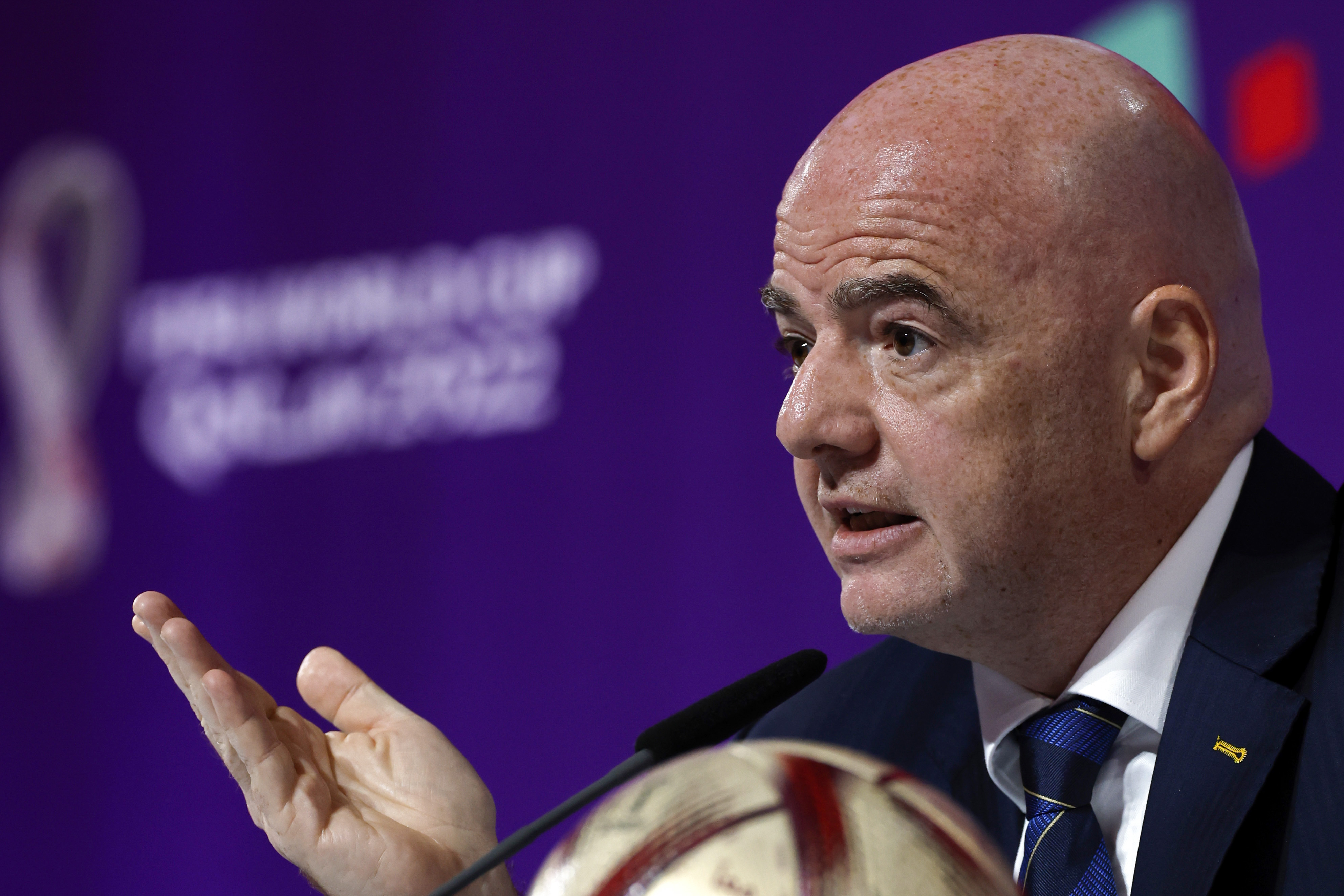 Rueda de prensa de Gianni Infantino