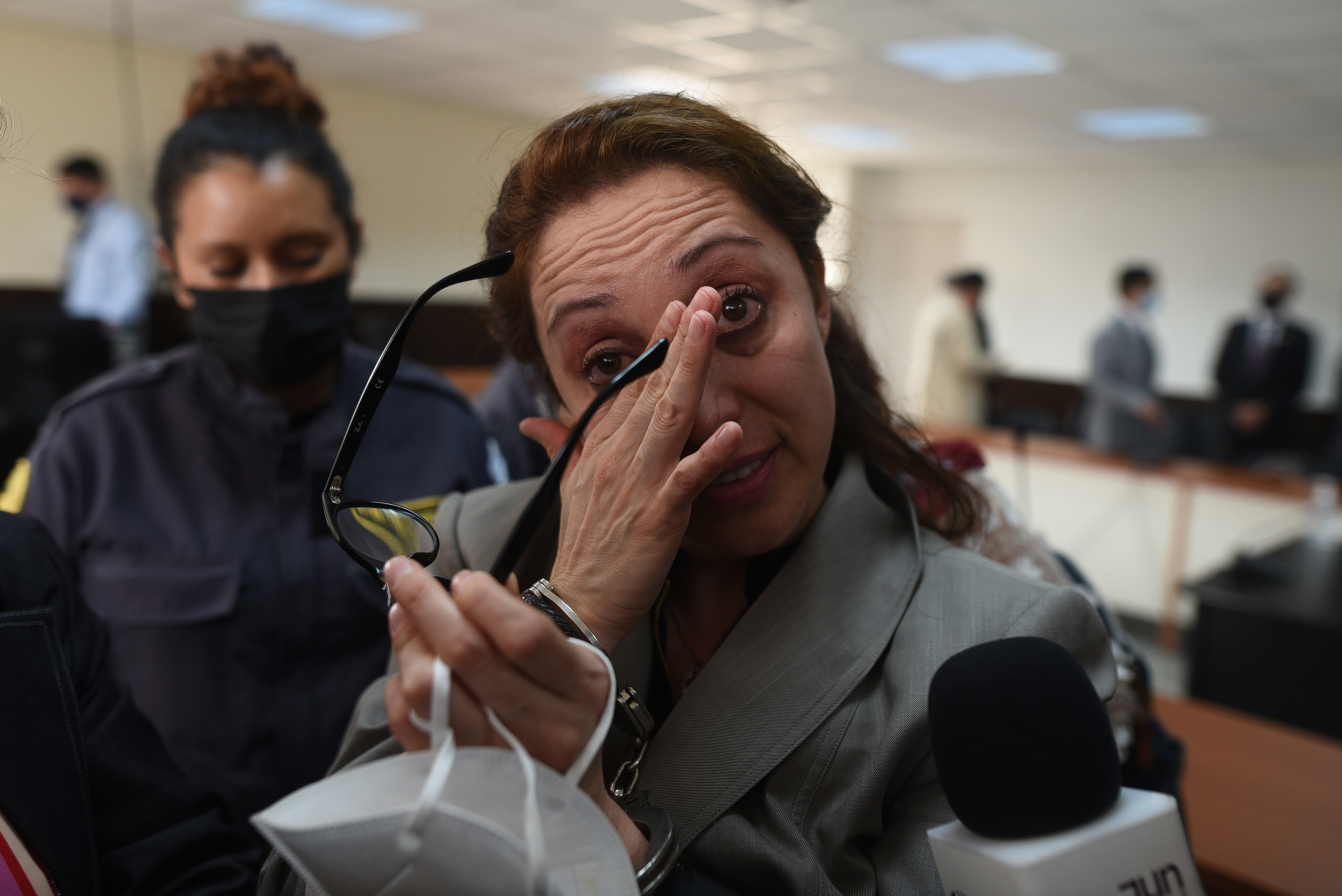 Virginia Laparra fue procesada por haber denunciado a un juez en Quetzaltenango. (Foto Prensa Libre: EFE)