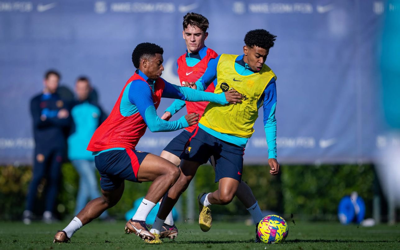 Lamine Yamal, de 15 años, es nacido en Mataró y de padre marroquí y madre ecuatoguineana. Foto FC Barcelona.