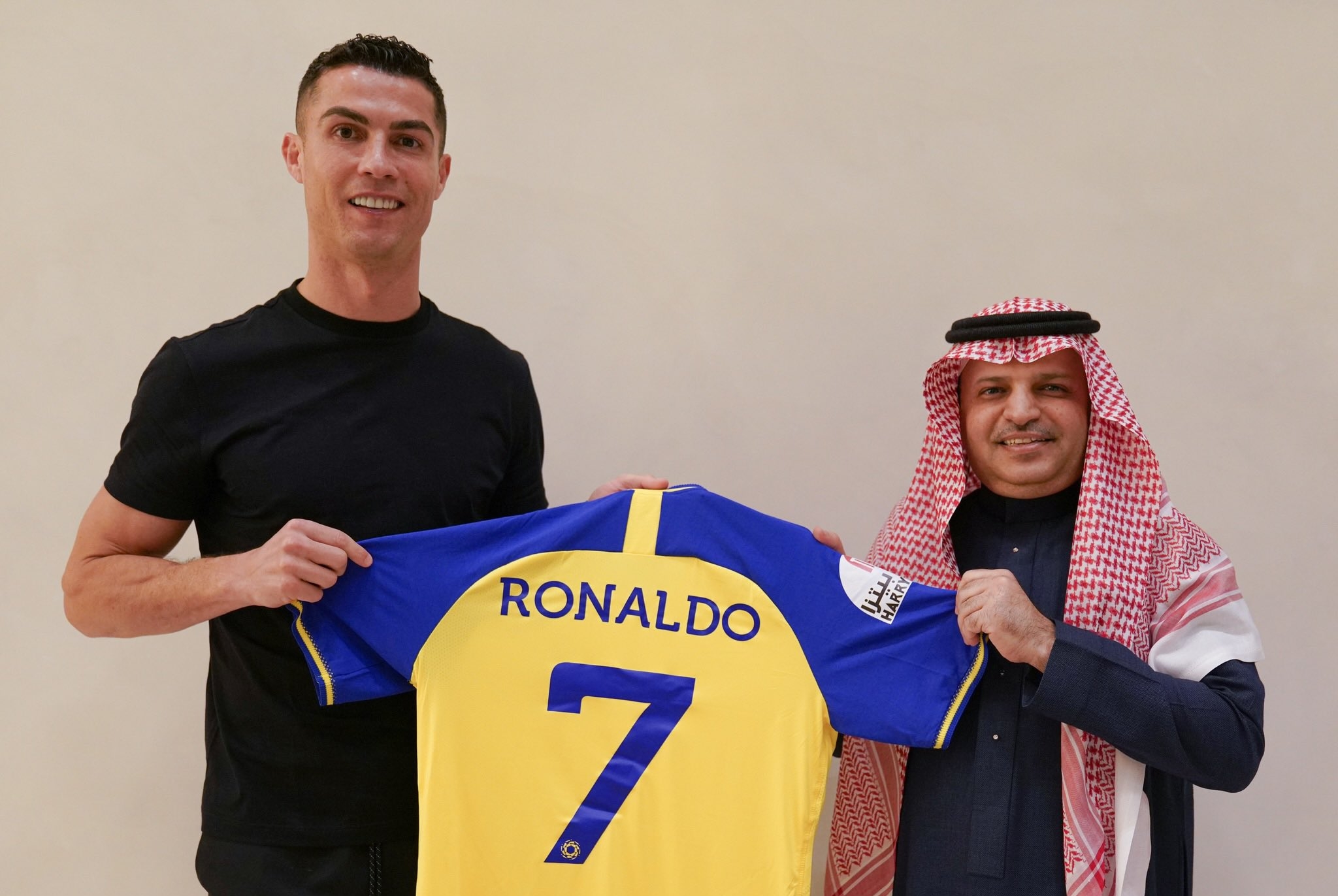 Los focos de atención en el 2023 se moverán hacia Arabia Saudita para estar al pendiente del rendimiento del delantero portugués. (Foto Prensa Libre: Club Al-Nassr)