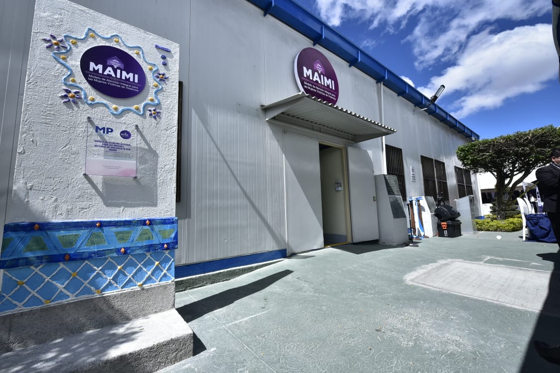 Centro de Atención Integral para mujeres sobrevivientes de violencia, ubicado en zona 7 de la ciudad. (Foto: MP. Prensa Libre)