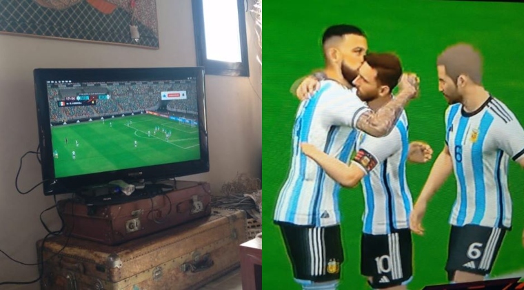 Partido falso entre Argentina y México