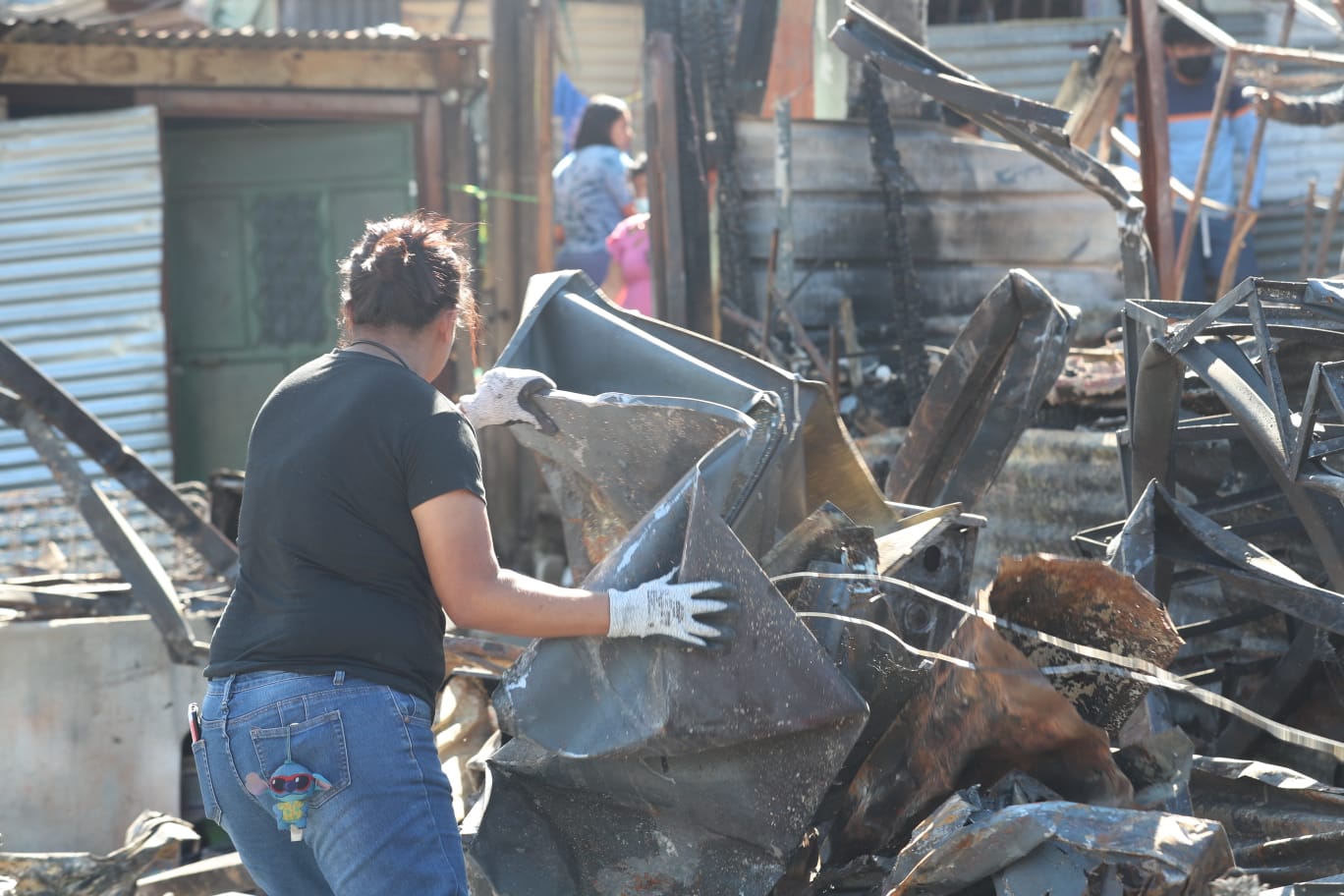 Incendio en zona 21