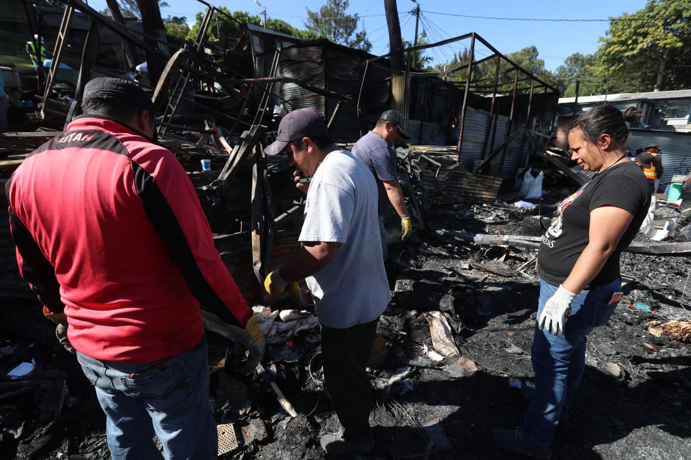 Incendio en zona 21