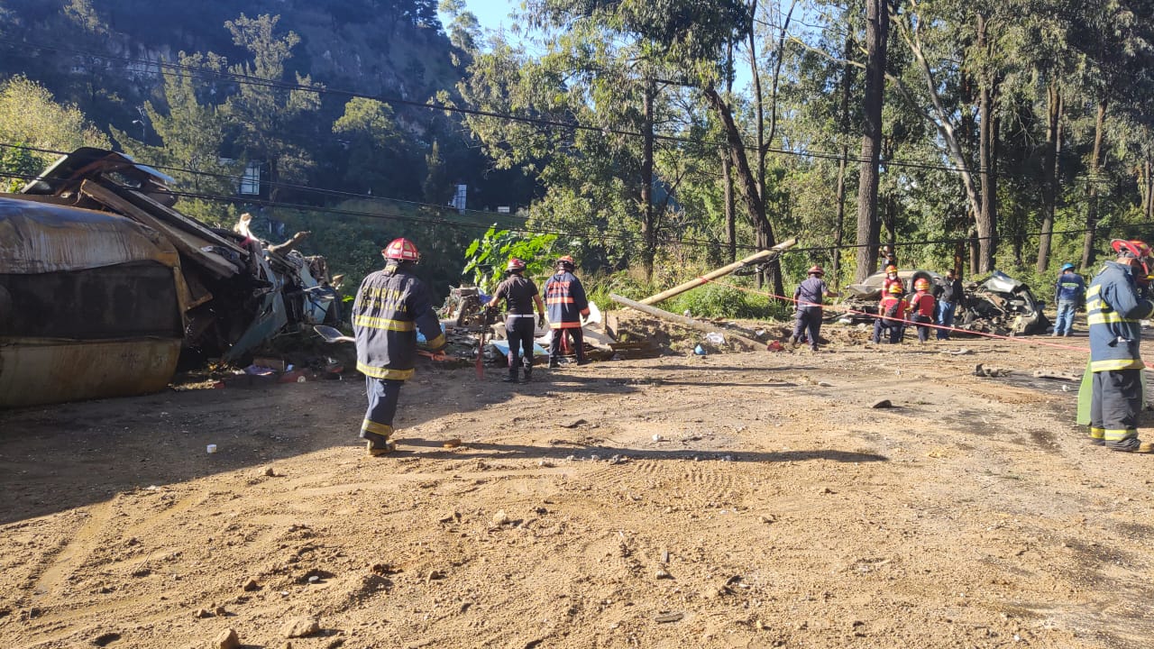 Múltiple accidente en la cuesta de Villalobos