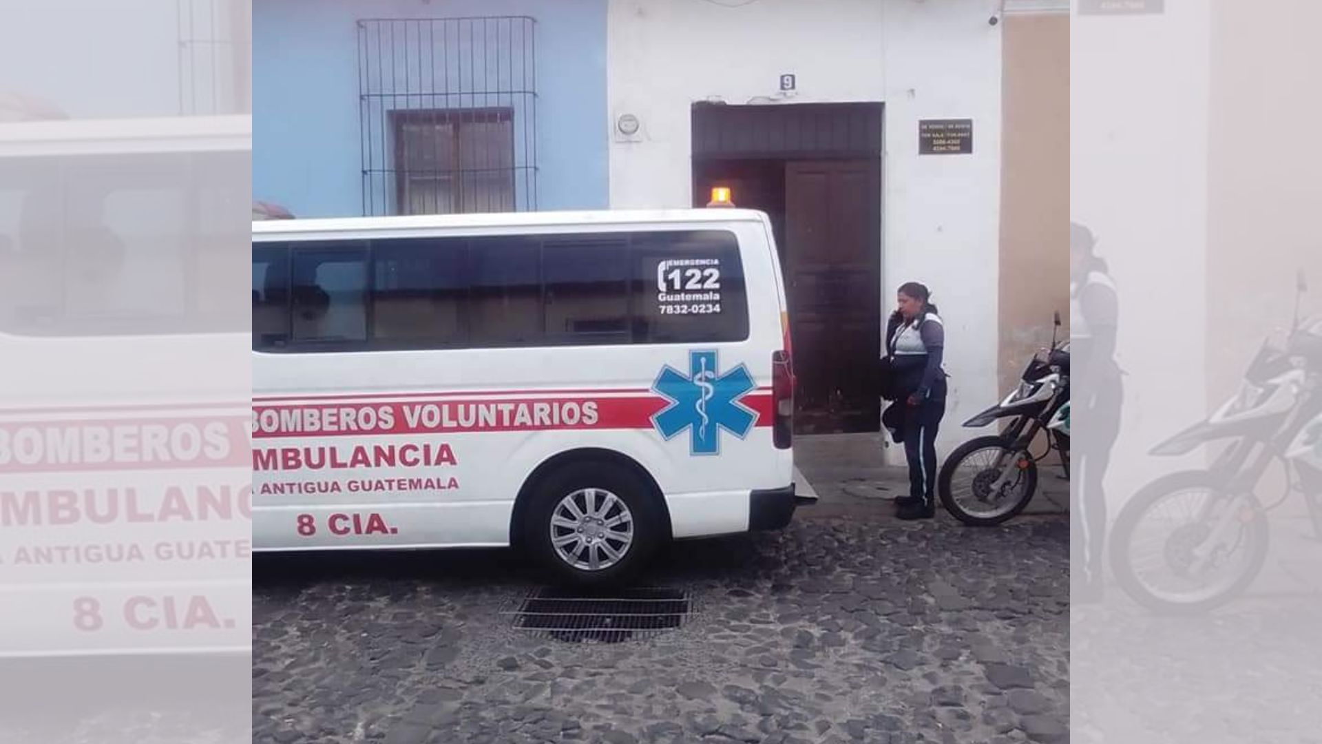 El hombre de 68 años sufría afecciones cardíacas, informó la familia al cuerpo de socorro que atendió la emergencia. (Foto Prensa Libre. Bomberos Voluntarios)