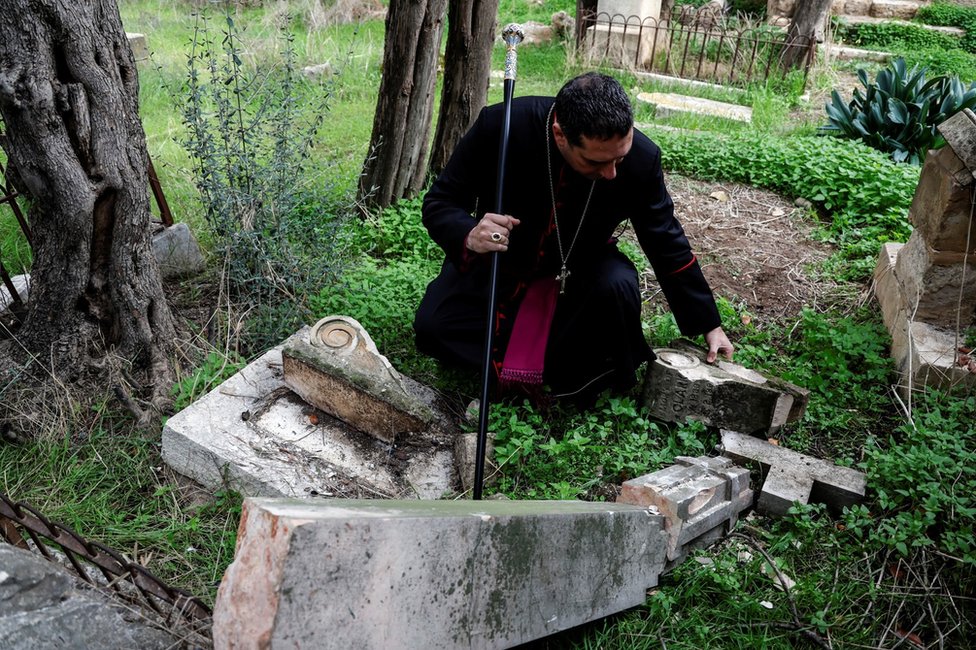 El arzobispo anglicano Hosam Naoum dijo que el discurso de odio y los crímenes de odio estaban aumentando en Jerusalén.