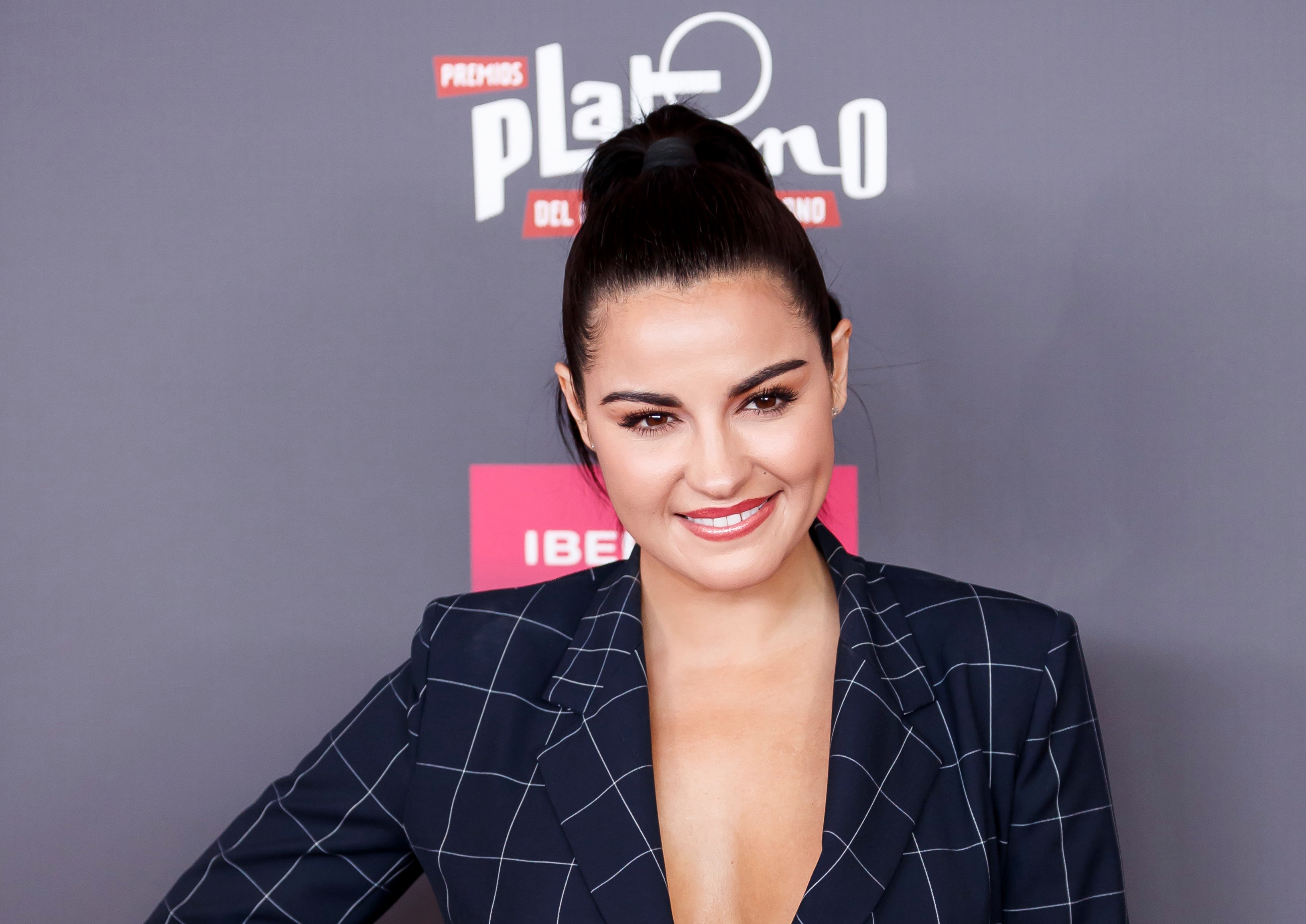 Fotografía de archivo fechada el 12 de febrero de 2020 de la actriz mexicana Maite Perroni, mientras posa durante la presentación de los Premios Platino Xcaret 2020, en Ciudad de México (México).  (Foto Prensa Libre: EFE/José Méndez/ARCHIVO)