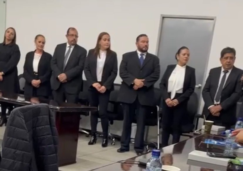 Integrantes del Comité Ejecutivo de la CDAG, el cual fue nombrado de manera interina. (Foto Prensa Libre: Cortesía)