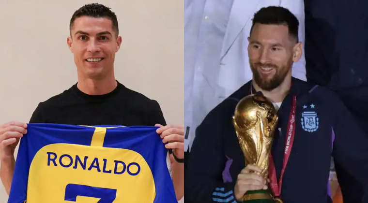 Cristiano Ronaldo y Messi