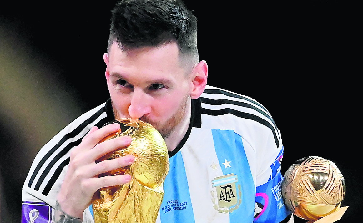 Leo Messi se consagró con Argentina en el Mundial de Qatar 2022. (Foto Prensa Libre: Hemeroteca PL)