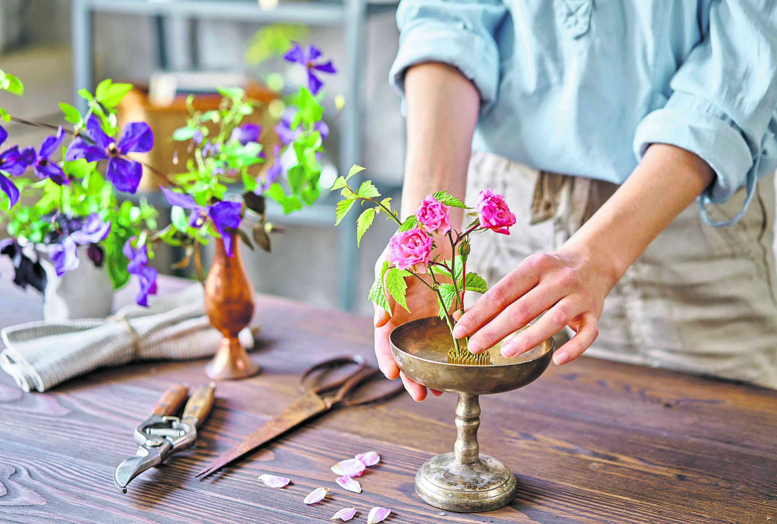 Beneficios del Ikebana