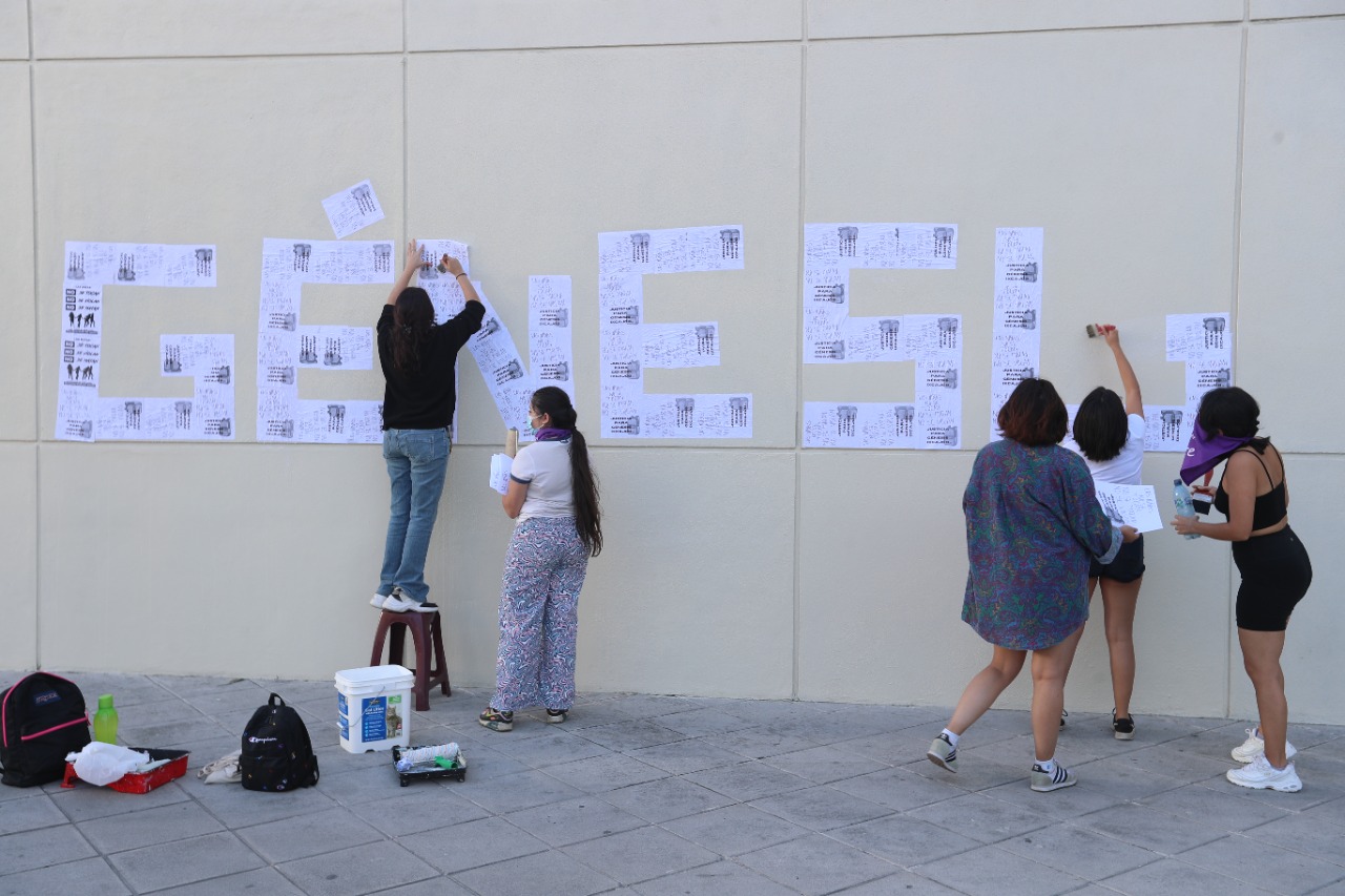 Caso Génesis Ixcajop: Jóvenes universitarios hacen manifestación para exigir justicia por la muerte de niña asesinada en Peronia