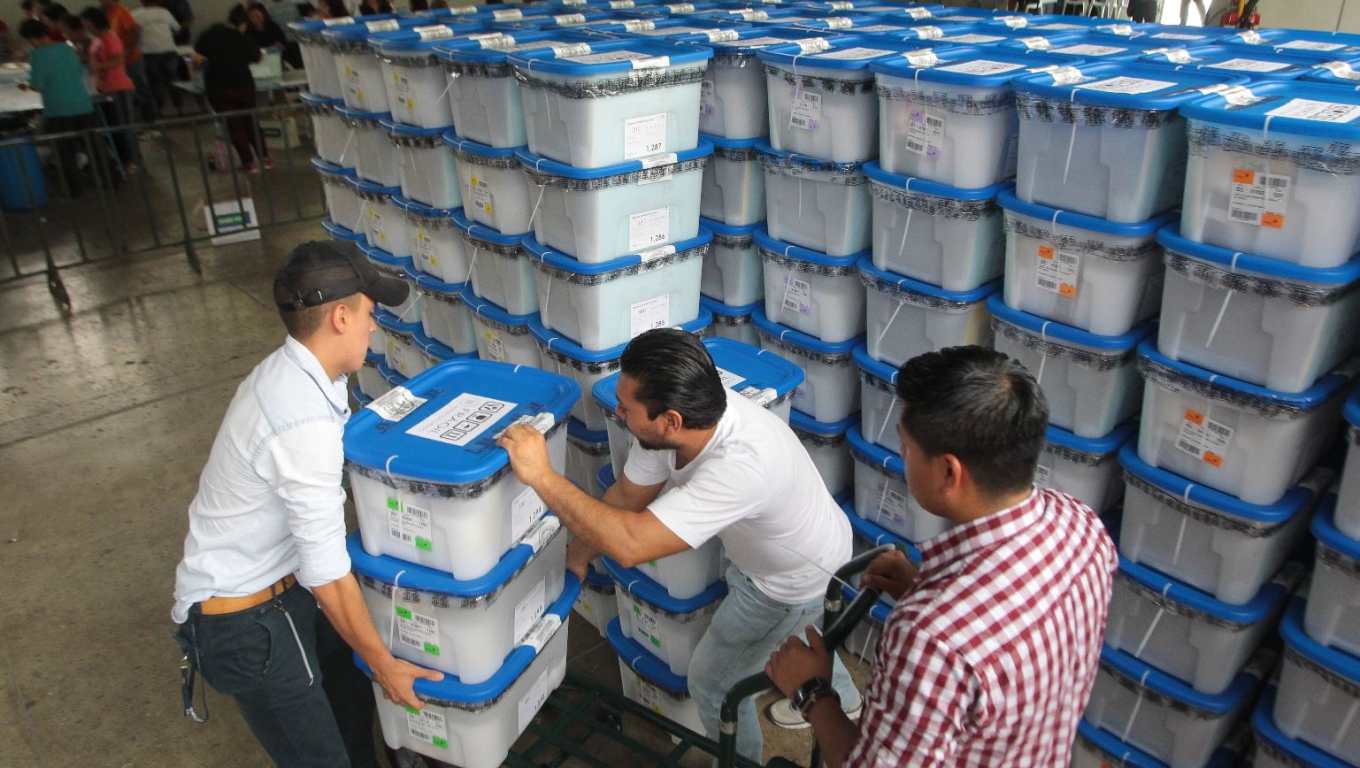 El TSE se prepara para el evento electoral del próximo 25 de junio. (Foto Prensa Libre: Hemeroteca PL)