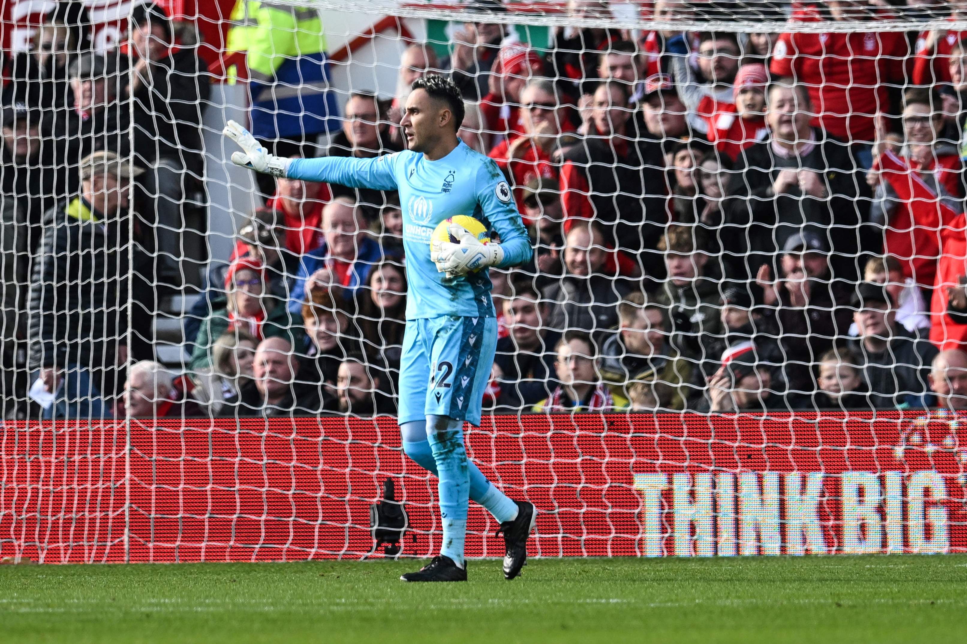 Keylor Navas debutó en la Premier League. Foto Prensa Libre (AFP)