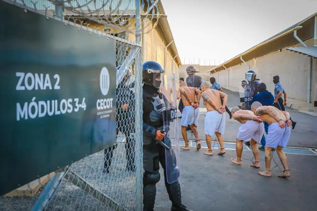 mega carcel para pandillas regimen de nayib bukele 24 de febrero de 2023 fotos afp presidencia el salvador