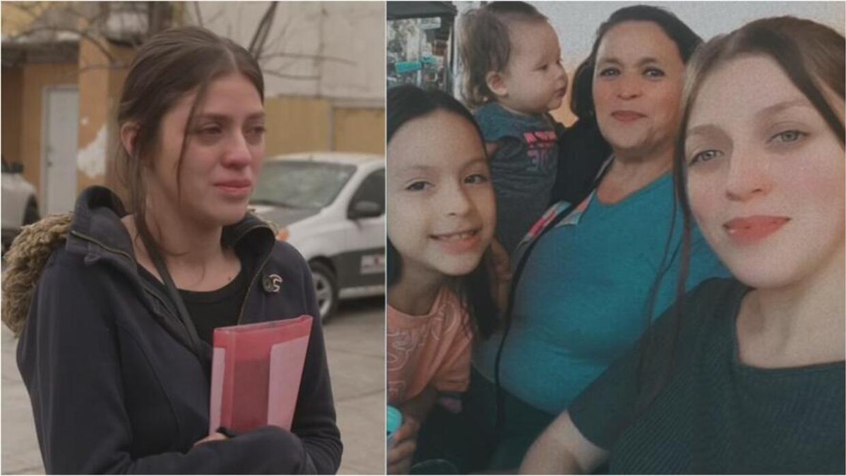 Las niñas salvadoreñas que fueron abandonadas en el Río Bravo se reencuentran con su madre. (Foto Prensa Libre: Univision).