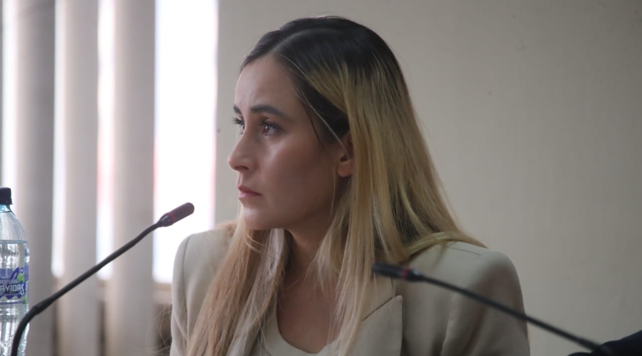 El Tribunal Tercero de Sentencia Penal hizo saber el motivo de la detención de la guatemalteca Ana Gabriela Rubio Zea y el mexicano Sergio Duarte Frías, señalados de traficar fentanilo a Estados Unidos. (Foto Prensa Libre: )   