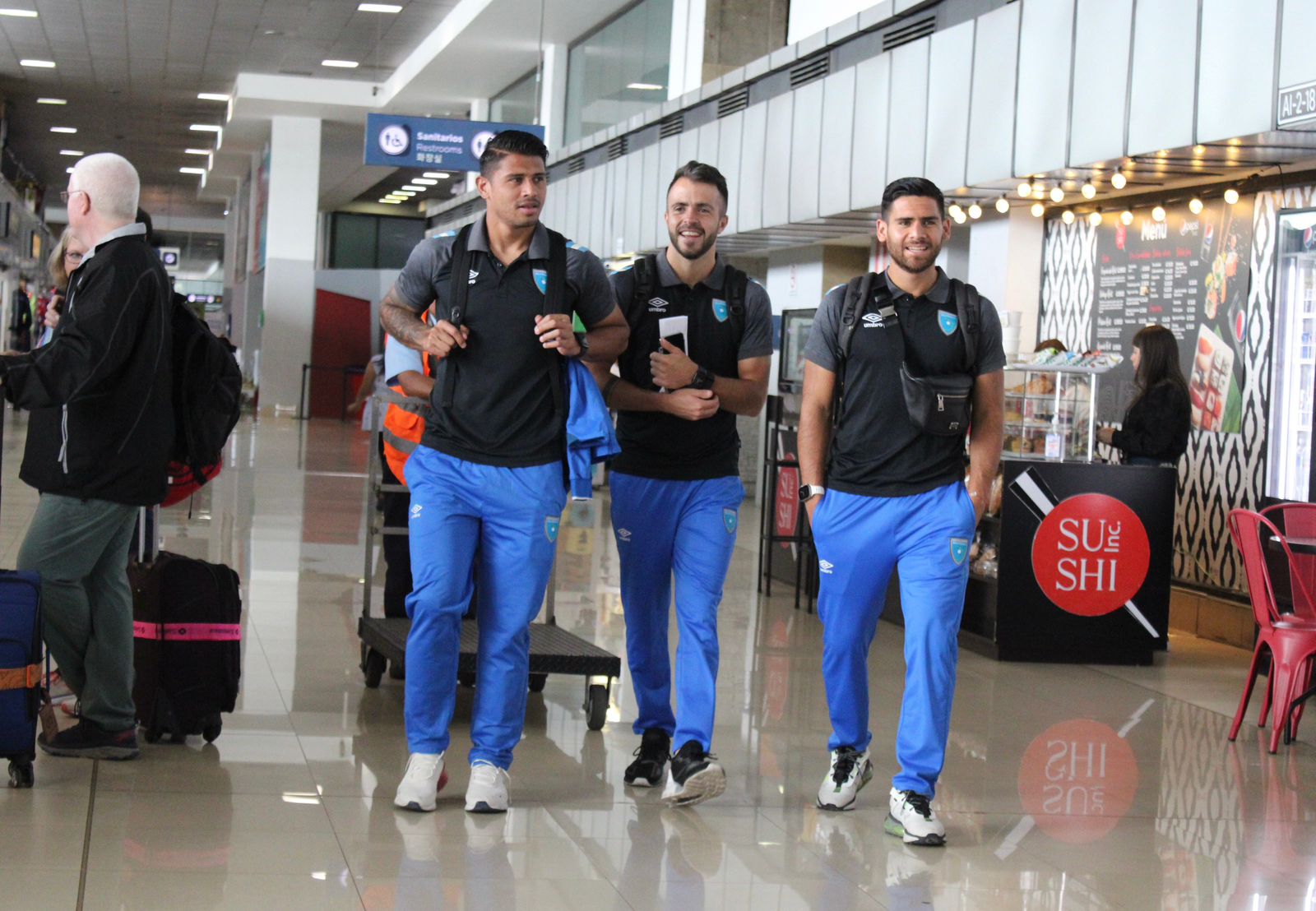 Alejandro Galindo, Rodrigo Saravia y José Pinto serán parte del equipo titular ante los canaleros. (Foto Prensa Libre: Fedefut)