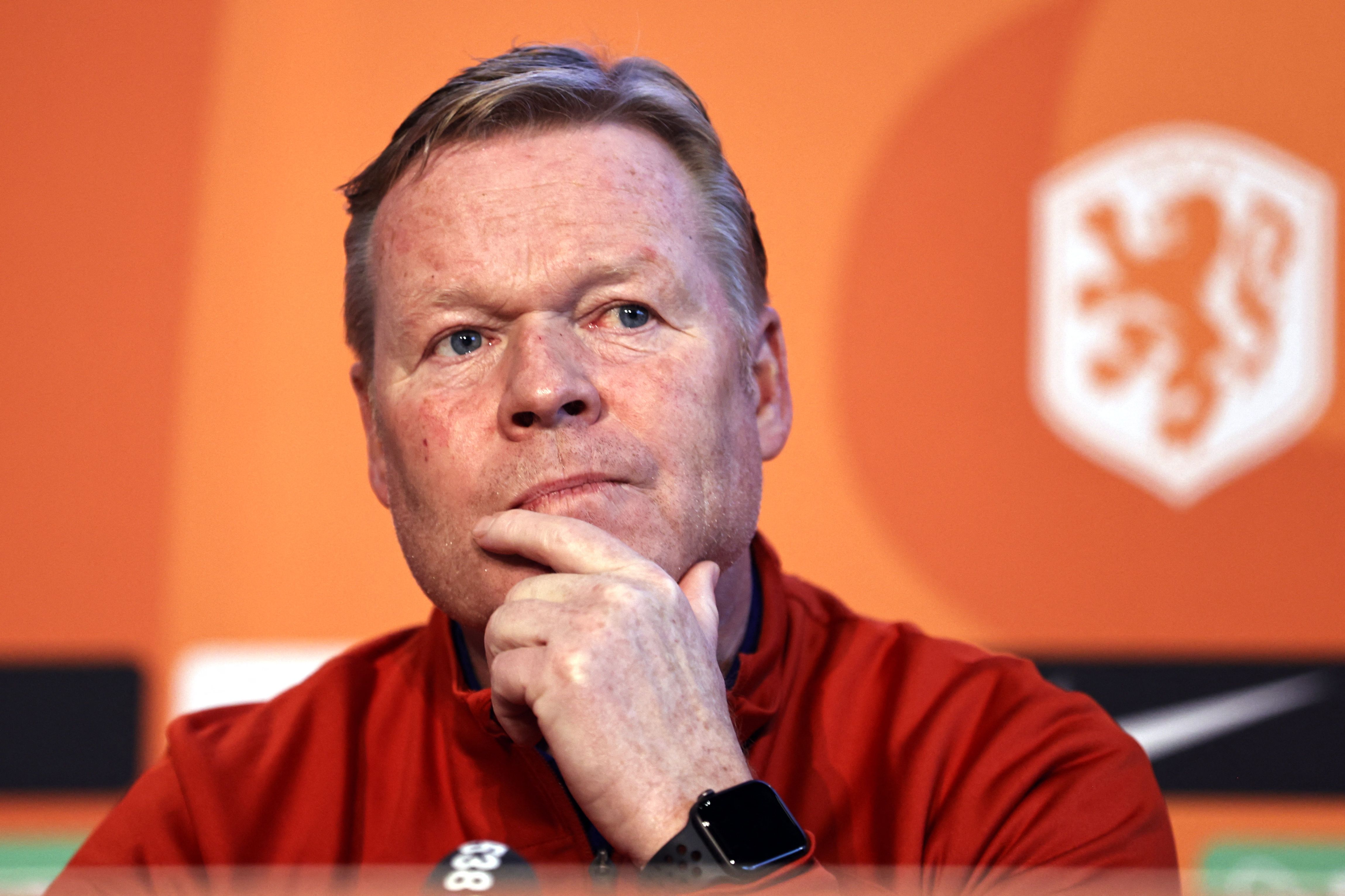 Ronald Koeman, exentrenador del FC Barcelona. (Foto Prensa Libre: AFP)