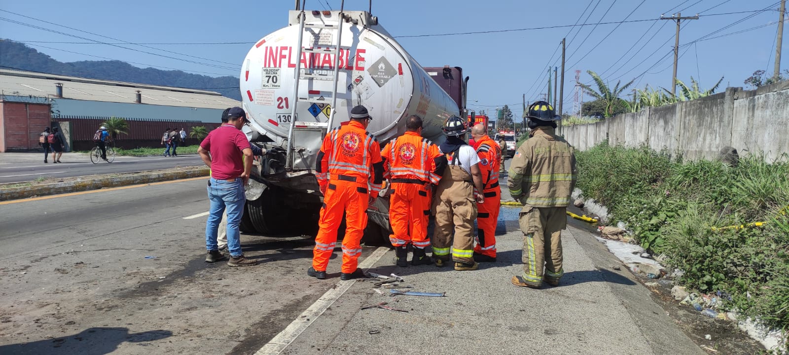 Accidente ruta al Pacífico'