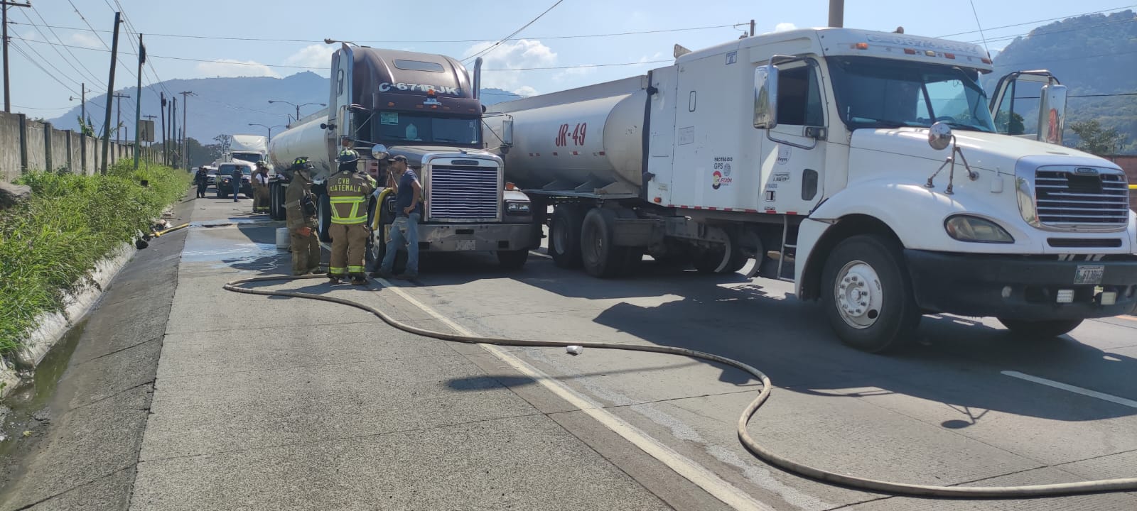 Accidente ruta al Pacífico'