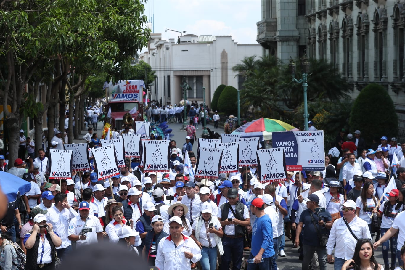 partidos políticos Vamos caravana