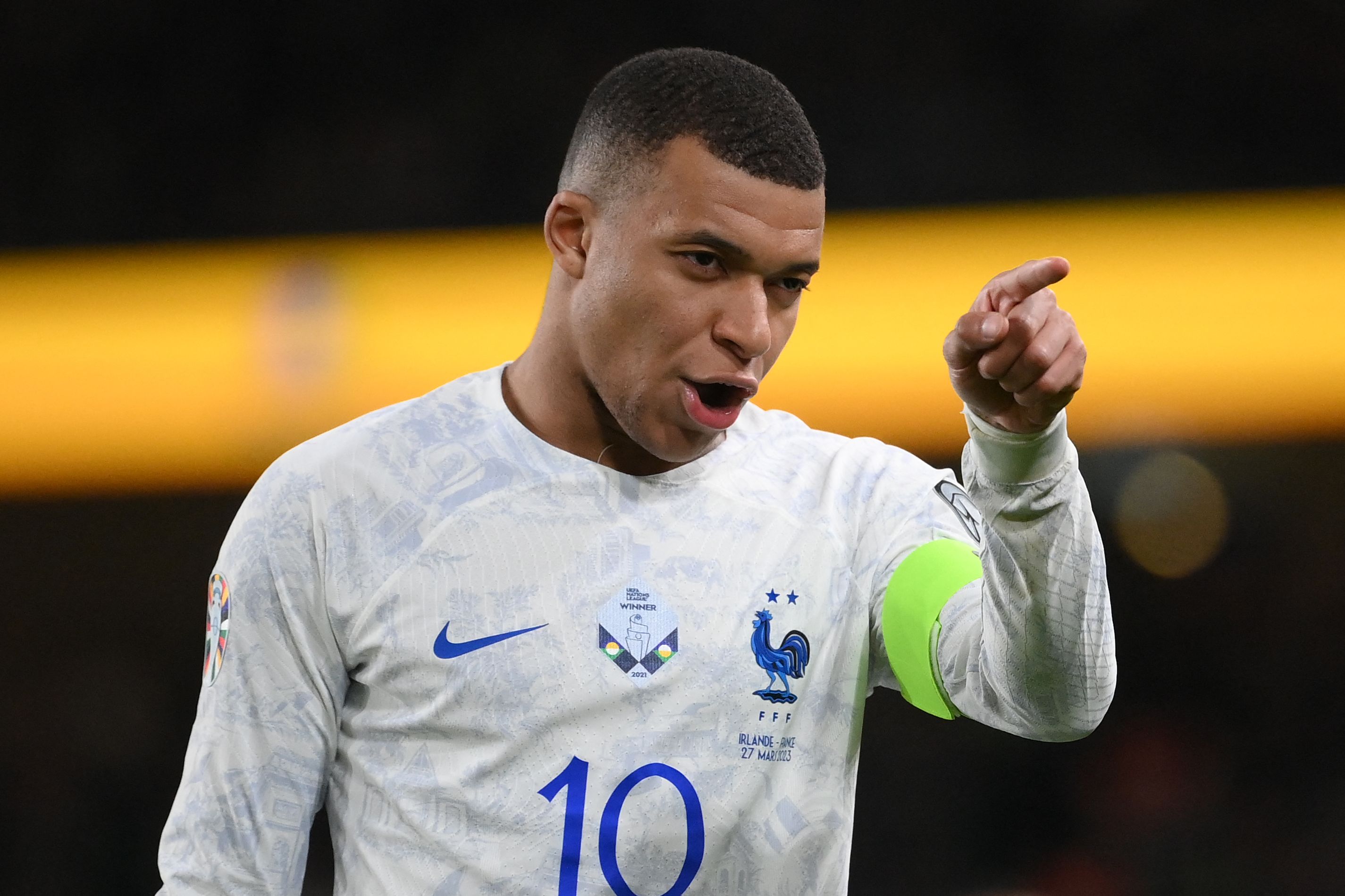 Kylian Mbappé, jugador y estrella del París Saint-Germain. (Foto Prensa Libre: AFP)