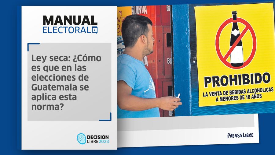 Le ley seca se aplica durante la primera y segunda vuelta electoral. (Foto Prensa Libre: Hemeroteca PL)