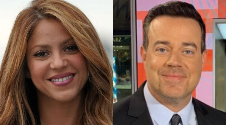 Shakira y Carson Daly