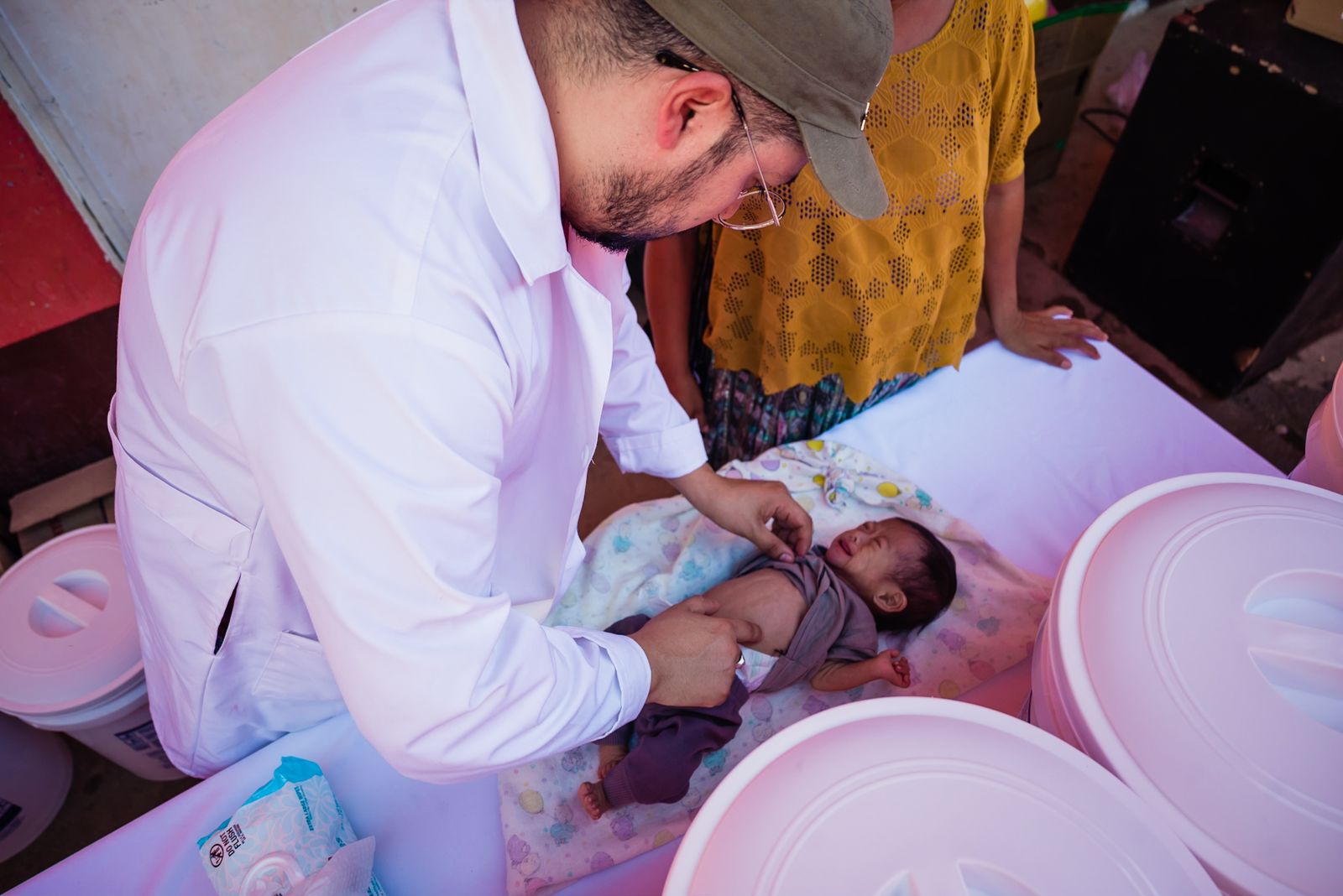 La desnutrición aguda acecha a la población infantil en Panzós, los casos van en aumento. (Foto Prensa Libre: Cortesía Passion Asociación)