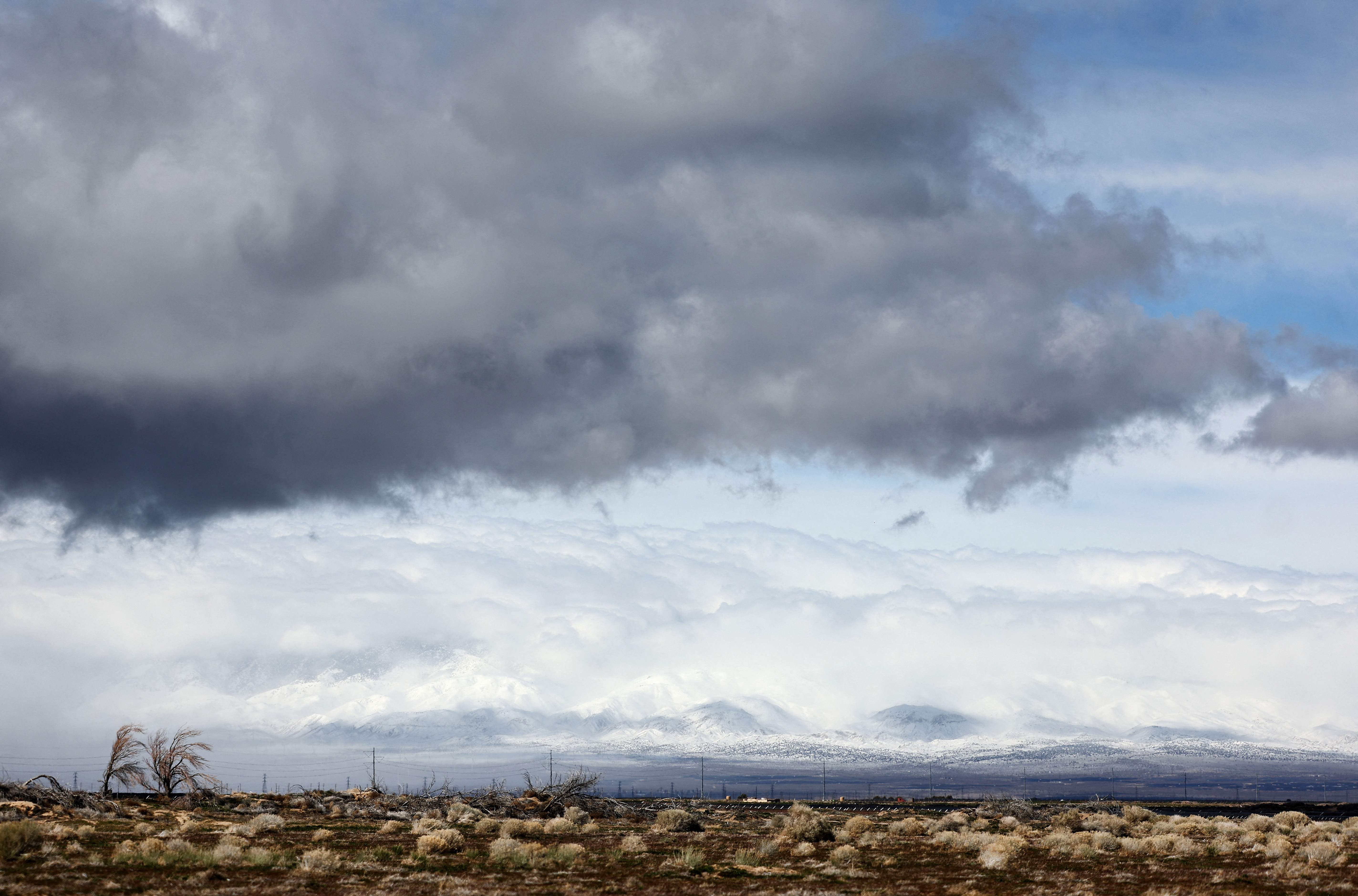 tormenta en california