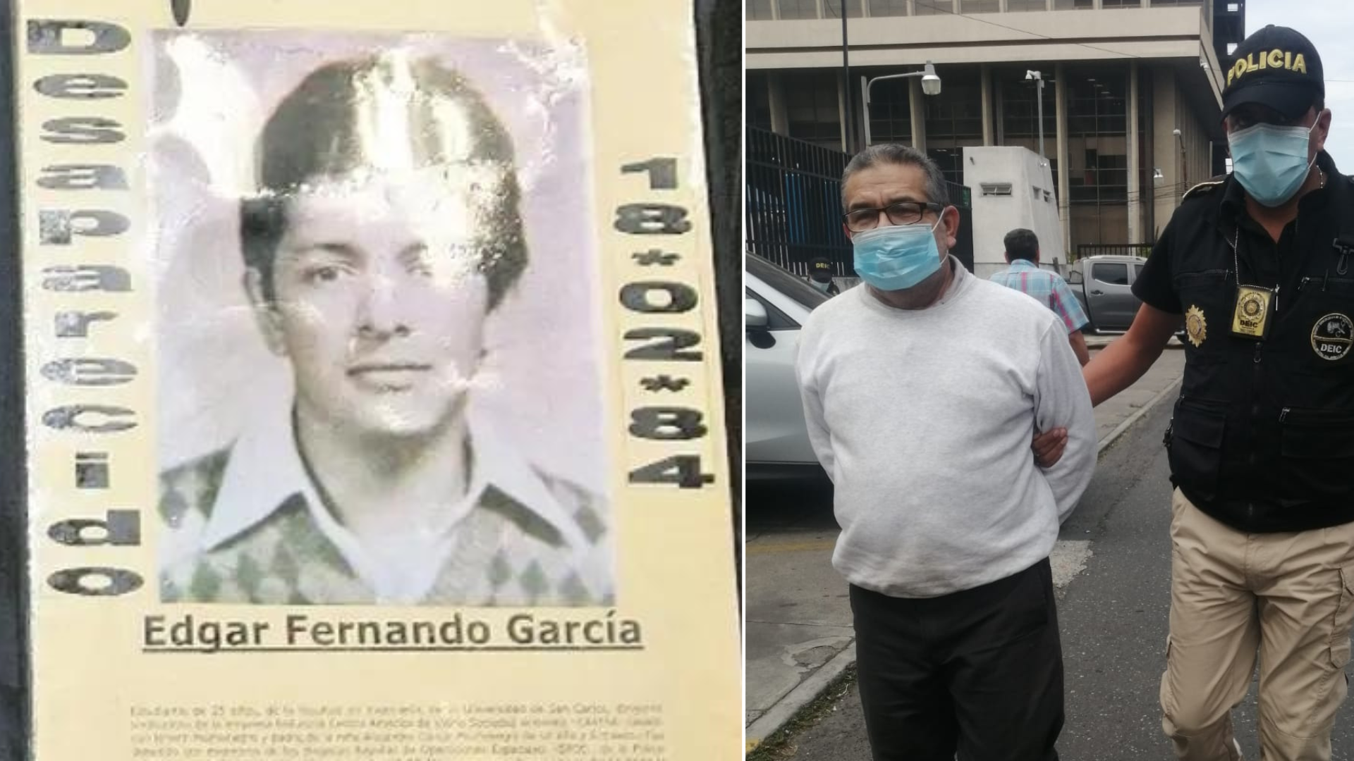 La Corte Interamericana de Derechos Humanos condenó al Estado de Guatemala por la desaparición forzada del estudiante Edgar Fernando García en 1984. (Foto Prensa Libre: Hemeroteca/PNC)