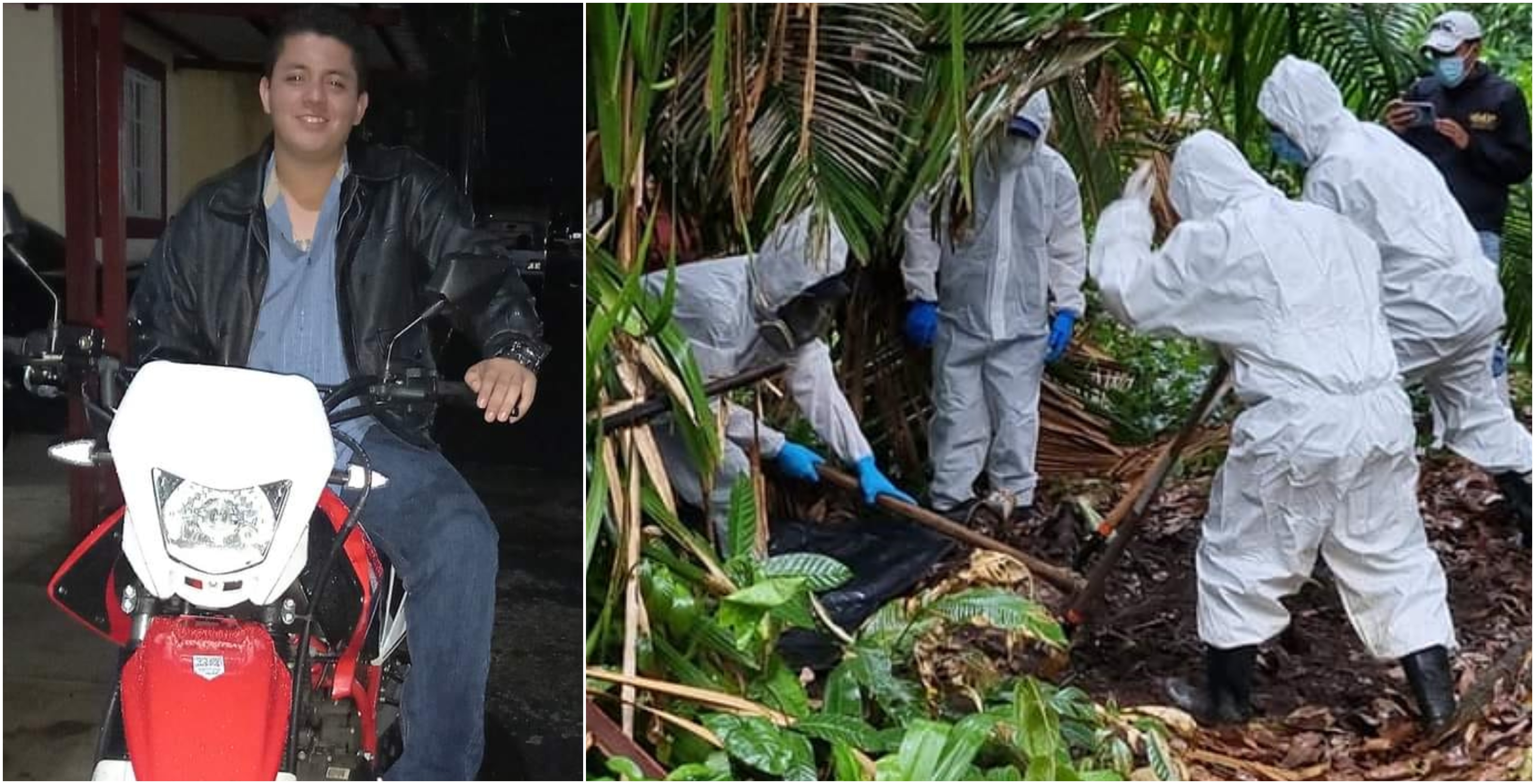 Randy Fernando Escobar López de 25 años, fue encontrado sin vida y enterrado en un terreno boscoso en el cantón Rayos del Sol, en la zona 2 de Mazatenango, la víctimas mortal fue reportada como desaparecida desde hace 9 días. (Foto Prensa Libre: cortesía)
