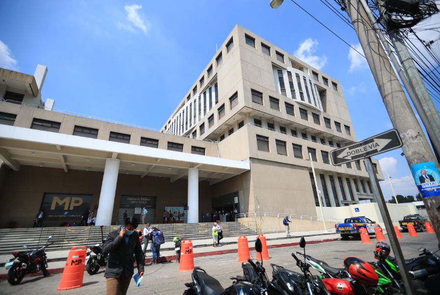 Sede del Ministerio Público de la zona 1 de la capital. (Foto Prensa Libre: Carlos Hernández)