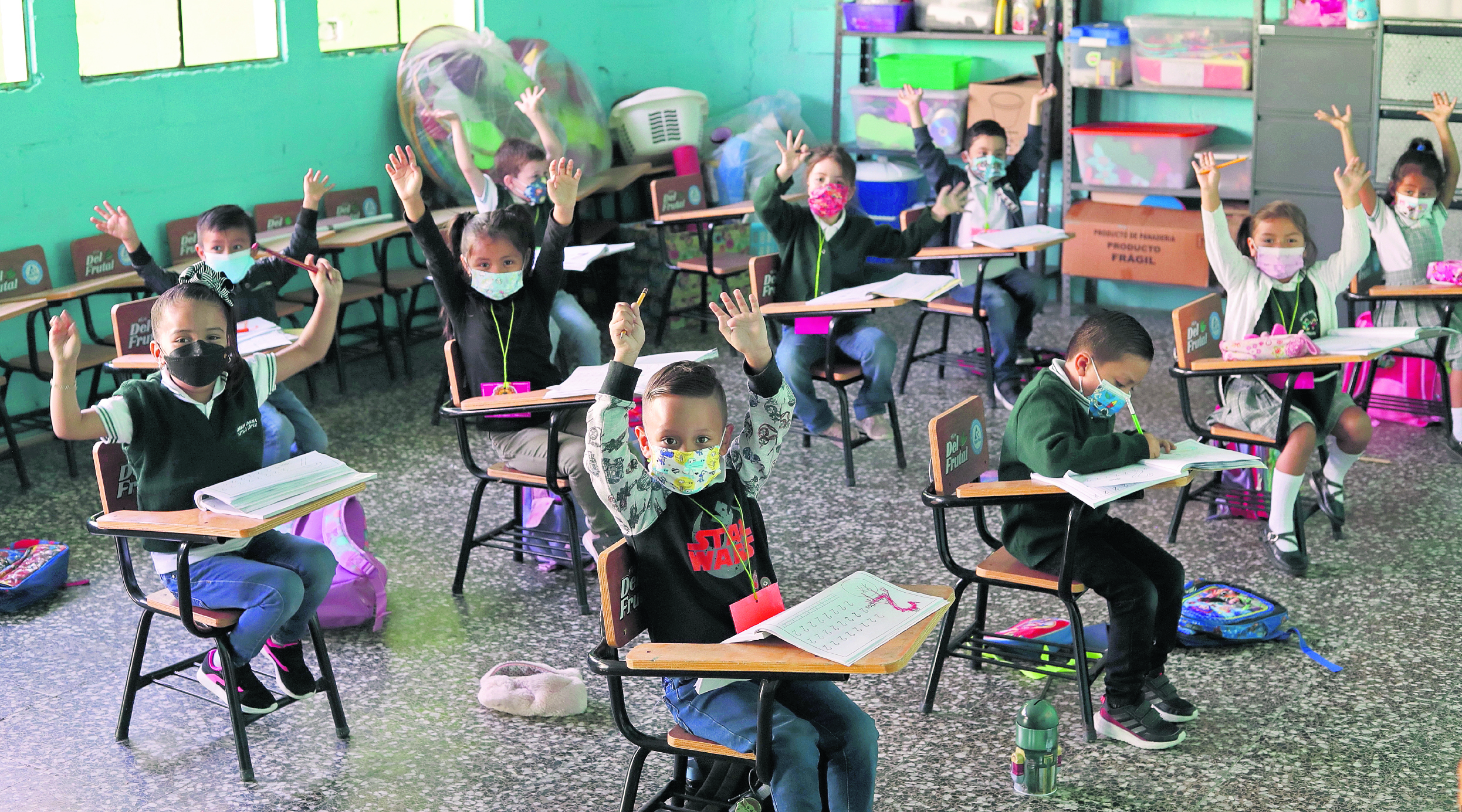 El seguro médico escolar  atendió un millón 858 mil 82 consultas en tres años, en estudiantes de preprimaria y primaria. (Foto Prensa Libre: Hemeroteca PL)