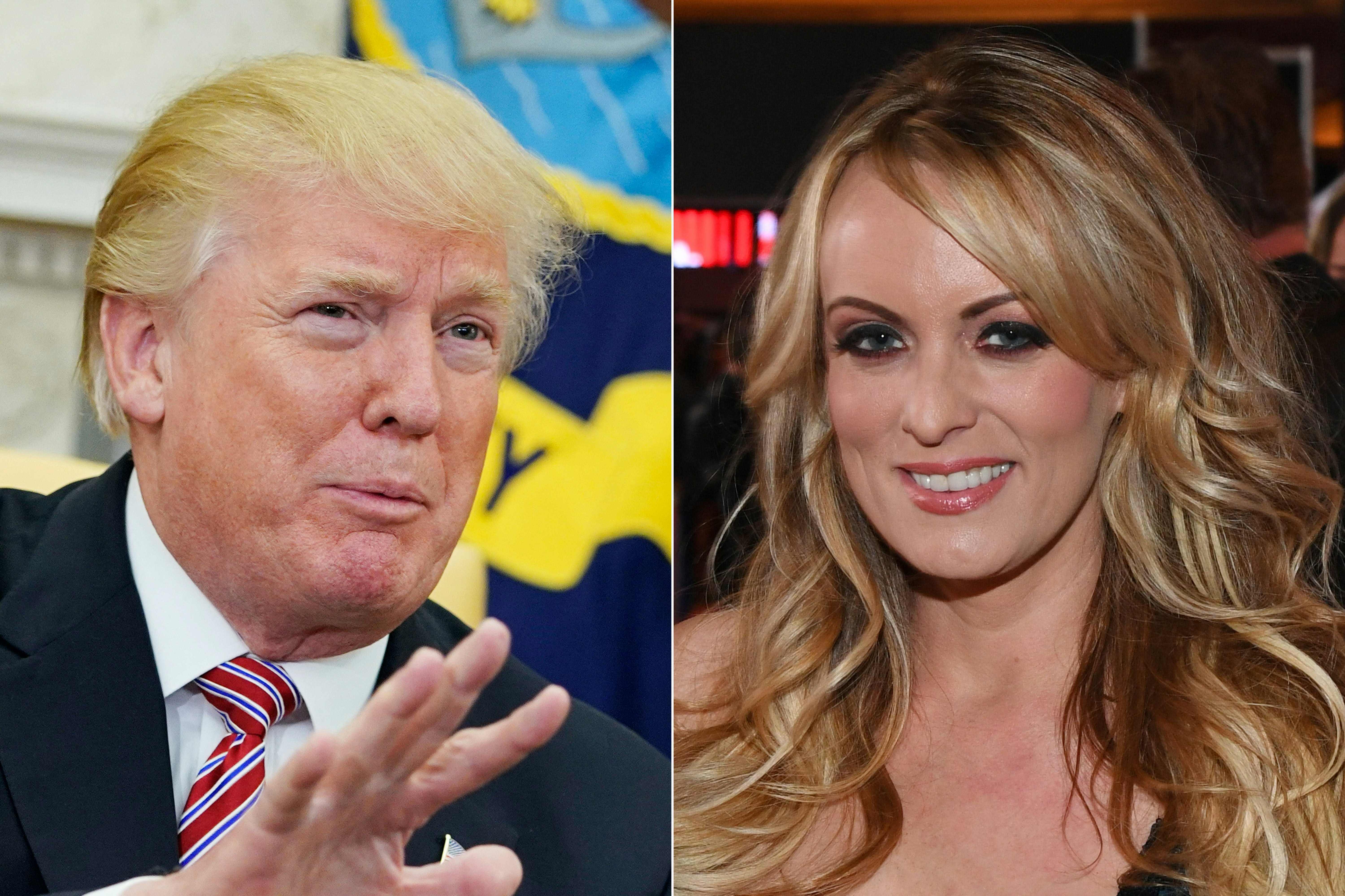 Donald Trump y Stormy Daniels