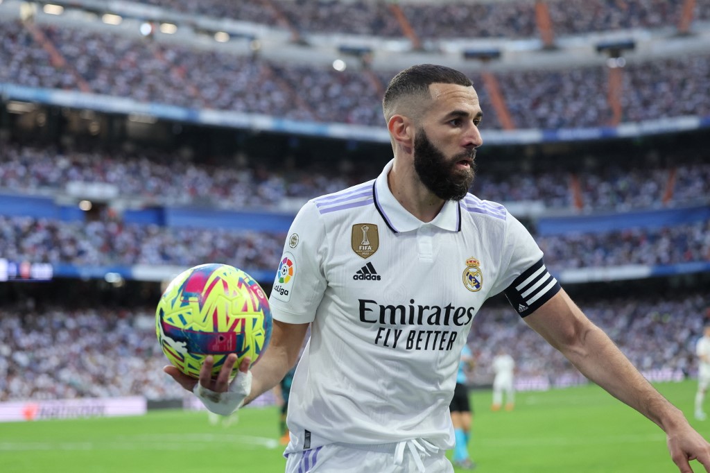 Karim Benzema anotó triplete