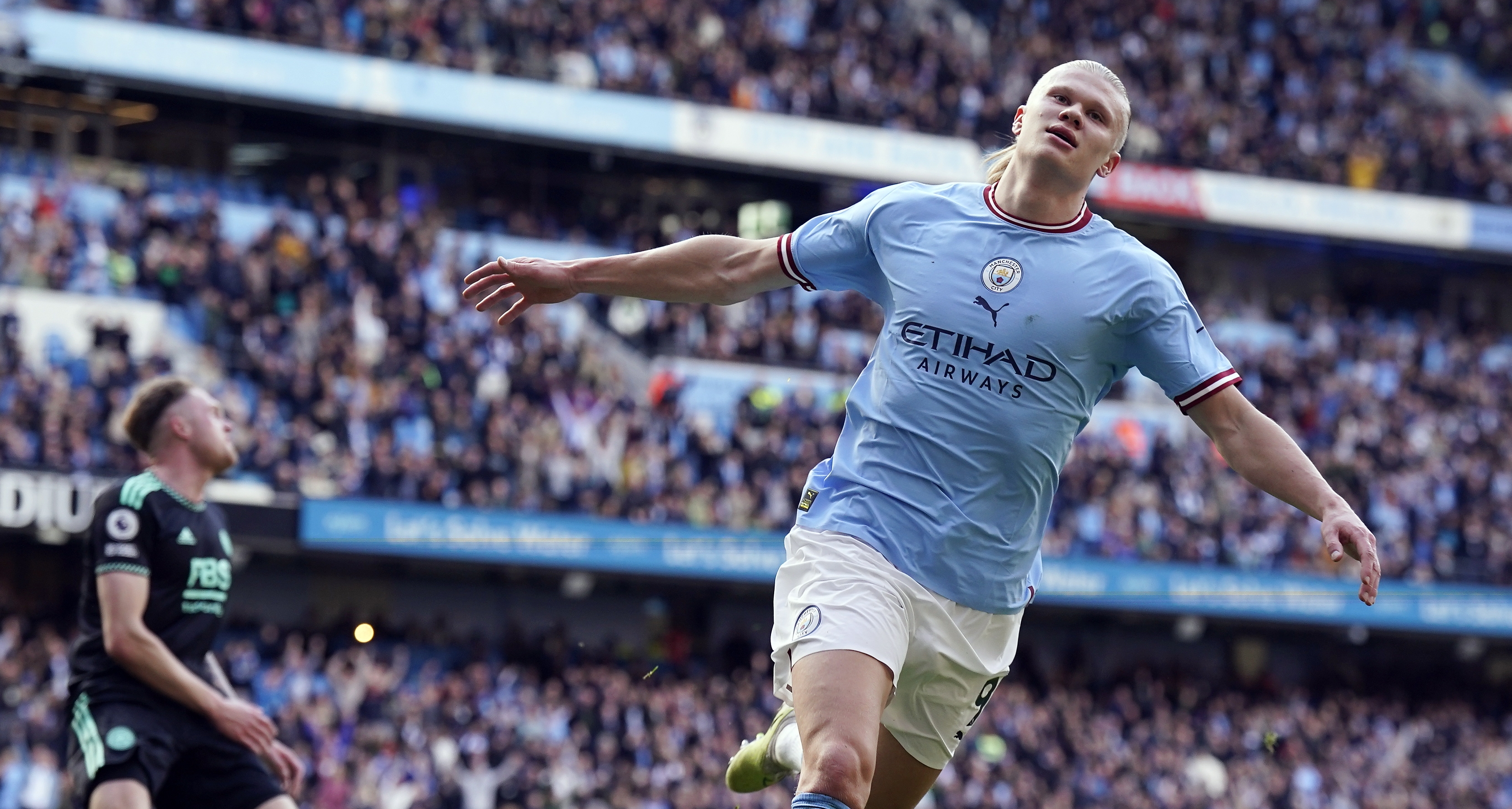 Erling Haaland igualó el récord de goles en una temporada de Premier League (38 jornadas)