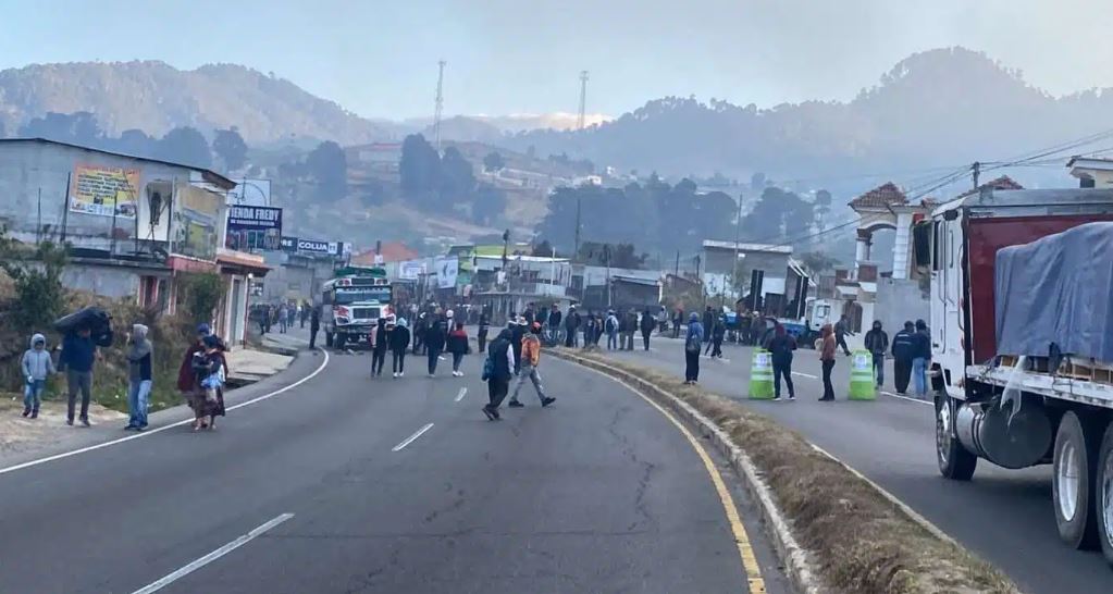 Bloqueos en Nahualá