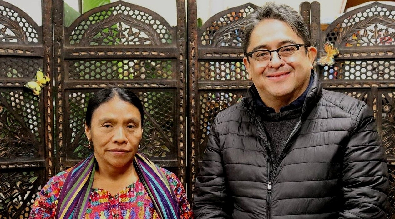 Thelma Cabrera y Jordán Rodas buscan ser inscritos para participar en las elecciones generales del 25 de junio próximo como candidatos a la Presidencia y Vicepresidencia, respectivamente. (Foto Prensa Libre: Tomada de @JordanRodas)